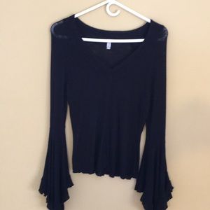 Free people bell sleeved top
